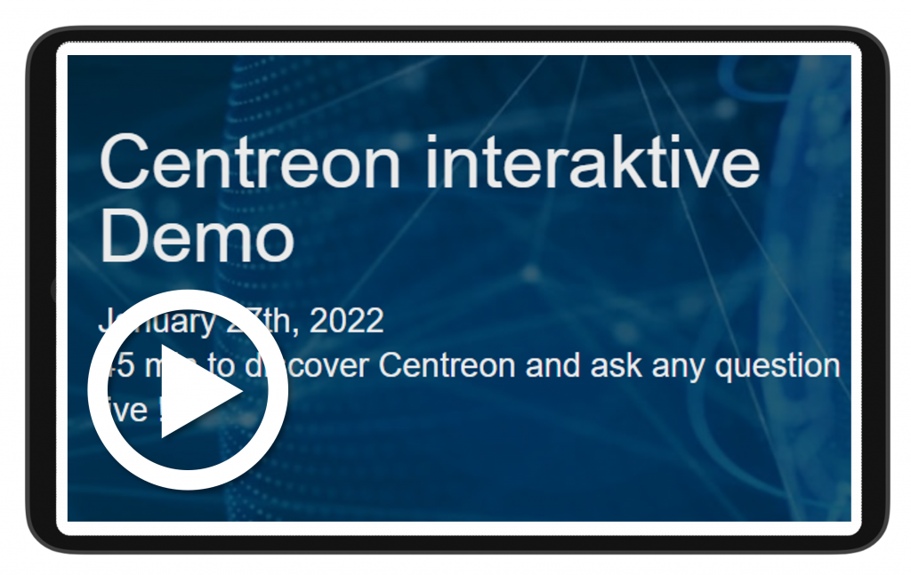 Interactive Demo Centreon in German