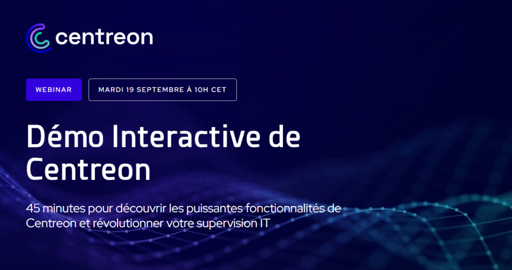 Démo interactive de Centreon