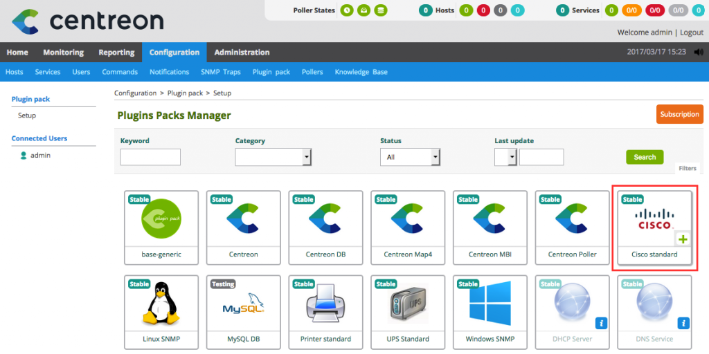 supervision, Plugin Packs, Centreon IMP, Easy access to IT monitoring