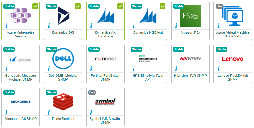 Centreon Plugin Packs - January 2022