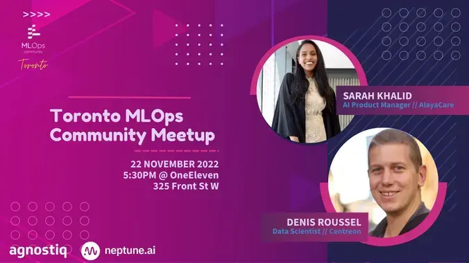 Toronto MLOps November Community Meetup