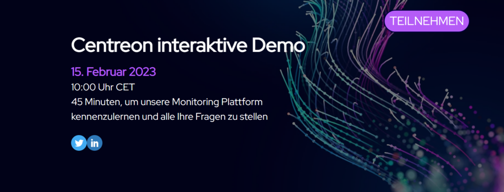 Centreon interaktive Demo